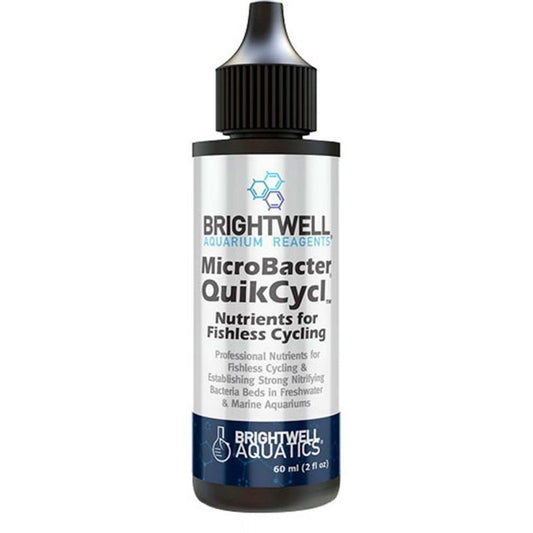 MicroBacter 125ml QuikCycl Ammonia Nutrient for Fishless Cycle - Brightwell Aquatics