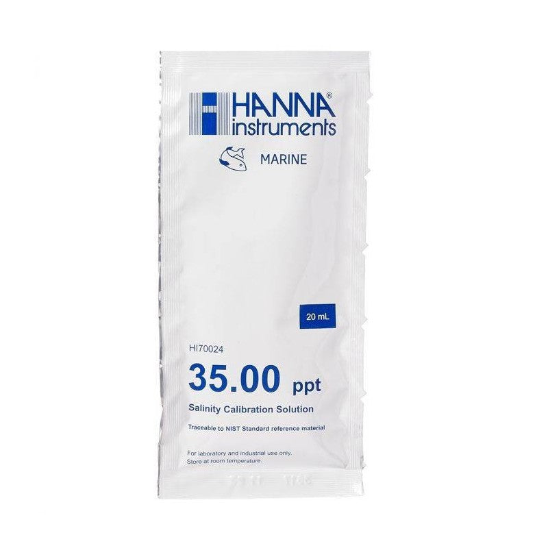 Single 35ppt Salinity Calibration Sachet - Hanna HI70024P